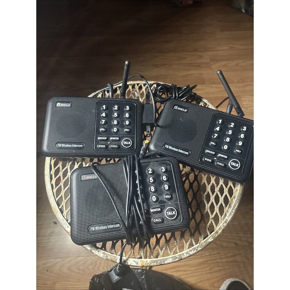 Qniglo Wireless Intercom System LD-666 - 3 Pack
